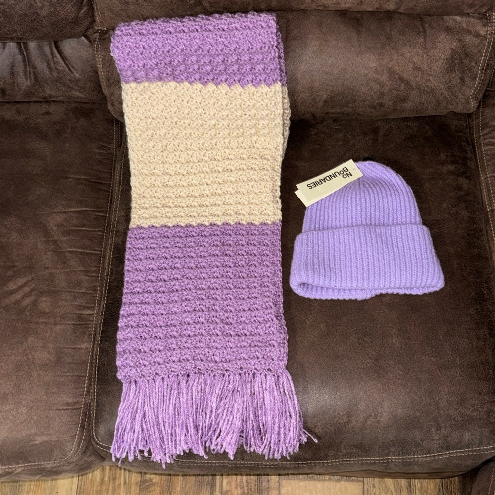 Scarf and Beanie